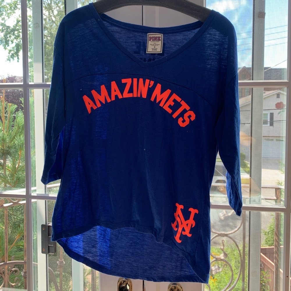 Pink Victoria’s Secret Mets shirt love pink